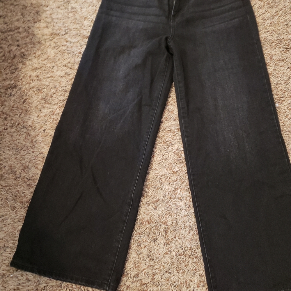 Size 13 Black Wide Leg Jeans